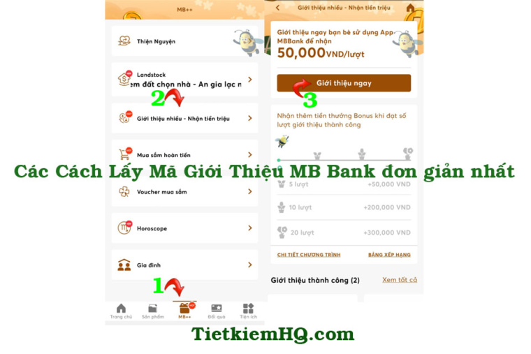 Các Cách Lấy Mã Giới Thiệu MB Bank đơn giản nhất Cập nhật Tháng 5 2023