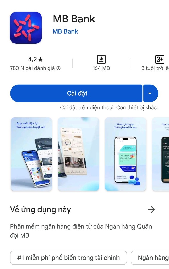 cai dat app mb bank nhan 500k